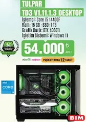 MONSTER TULPAR TTD3 V1.11.1.3 DESKTОР BİLGİSAYAR indirimli fiyat MONSTER TULPAR TTD3 V1.11.1.3 DESKTОР BİLGİSAYAR fiyat ve kampanya bilgisi